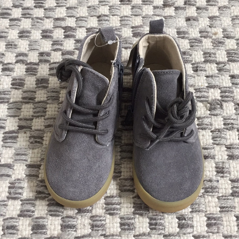 babyGap Suede Lace-up Booties